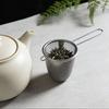 Single Ear Shape Stainless Steel Tea Strainer Anti-Scald Fine Mesh Colander  Flour Filter