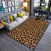 Leopard Print Carpet for Living Room - Modern Animal Print Rug Decor Suitable for Use As an Anti-slip for Living Room Bedroom Sofas