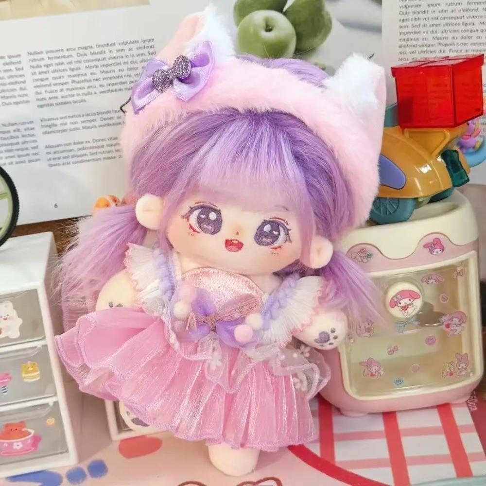Bambola Kawaii 20cm Cambia Vestiti Nessun Attributo Corpo Robusto Personalizzazione Cosplay Cane Cartone Animato Amore Stella Bambola Giocattolo Collezione Regalo