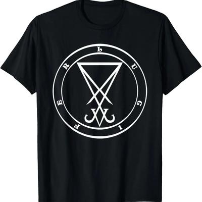 Lucifer_ The Enlightener - Demon Sigil T-Shirt