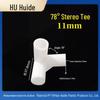 Three-Dimensional Plastic Right Angle Joint Connector for Tent and Studio Accessories
