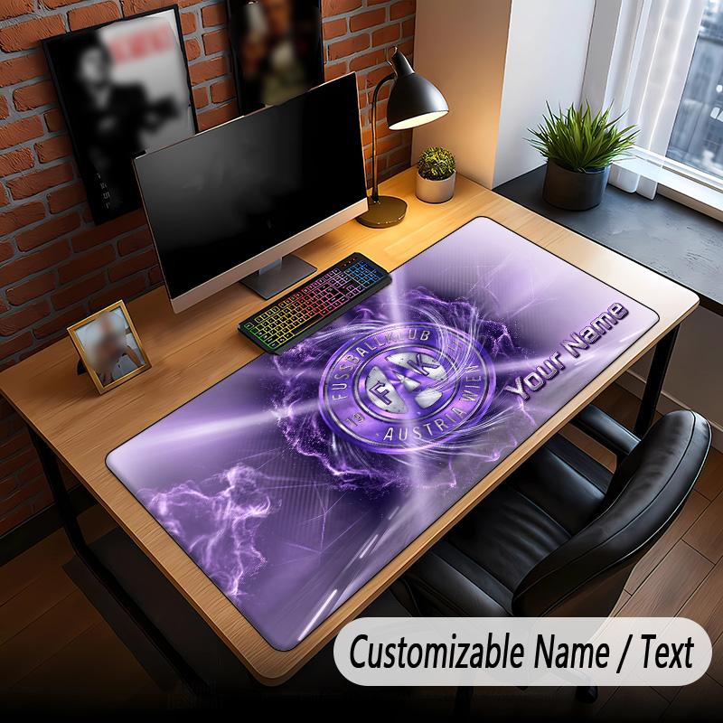 Large Mouse Pad Austria Wien FC Print Custom Name Text Desk Mat for Office Gaming