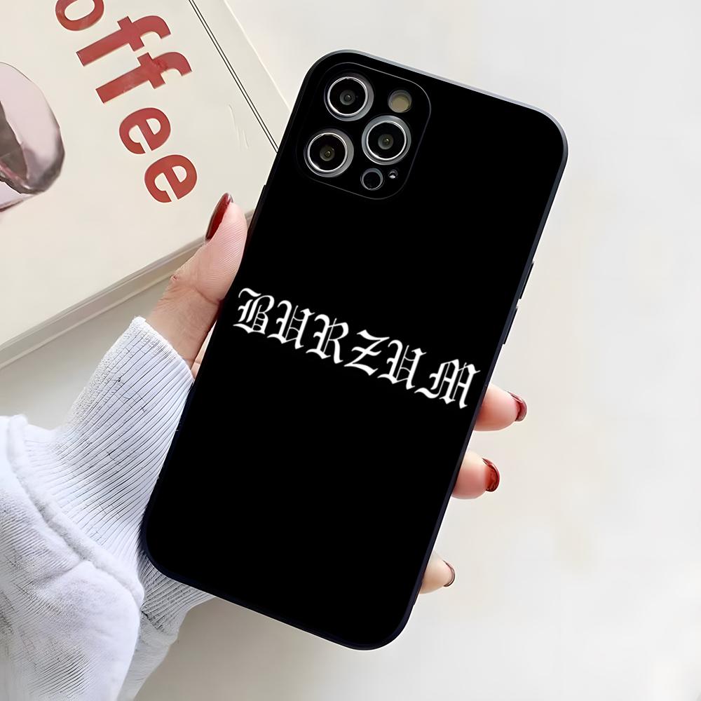 Burzums Band Rock Music Phone Case For IPhone 17 Pro Max 16 15 14 Pro Max 13 11 X Xs Xr 8 7Plus Silicone Cover