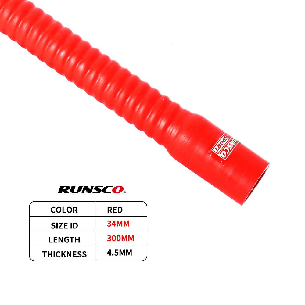 ID 32 34 36 38 51mm Flexibler Silikonschlauch Kühlerschlauch Rohr Für BMW Lufteinlass Hochdruck Gummi-Verbinderrohr Länge 30cm