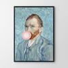 Vincent Van Gogh Poster with Pop Art Balloon