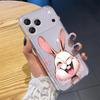 Happy Rabbit Is Suitable for Apple 17PROMAX Mobile Phone Case iPhone15 Popular 14 Cute 13 Transparent 12/x Soft
