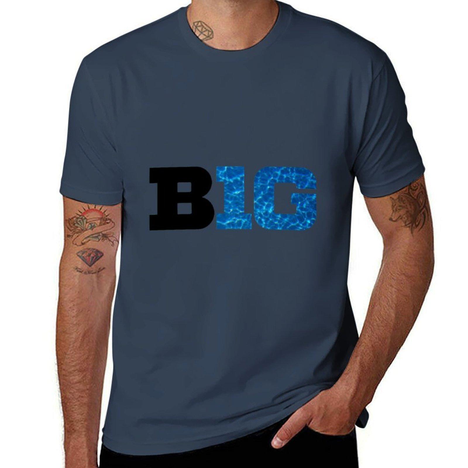 Big Ten Conference Dark Logo Tshirt Simple Graphic Design Tshirt S