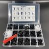 415-50 Pcs Car Bumper Retainer Clips Fender Hole Rivets Universal Door Trim Panel Fastener Clips Screw Mix Size Auto Tool