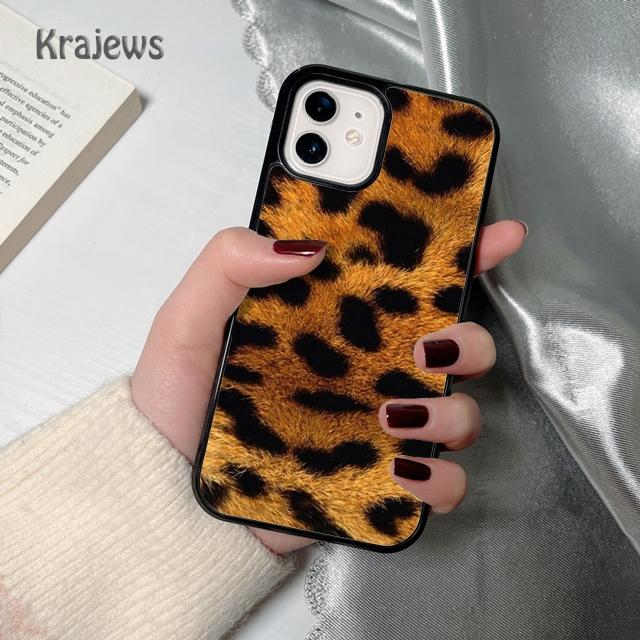 ANIMAL Tiger PRINT SKIN soft Phone Case Cover For iPhone 17 Air 16 15 14 plus 12 13 pro max coque Shell Fundas