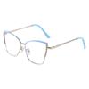 Hot-selling new fashion metal glasses frame myopia glasses frame optical men's and women's plain glasses frame