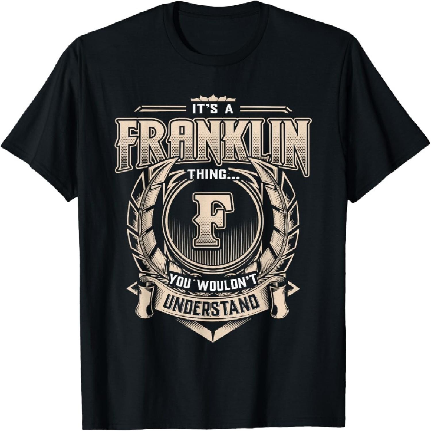 FRANKLIN Last Name Shirt It s A FRANKLIN Thing T-Shirt XXXXXL разноцветный