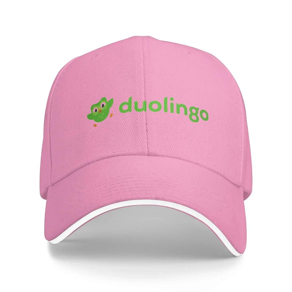 Duolingo Baseball Cap Accessories Vintage  Trucker Hat For Unisex Casual Headewear  Adjustable