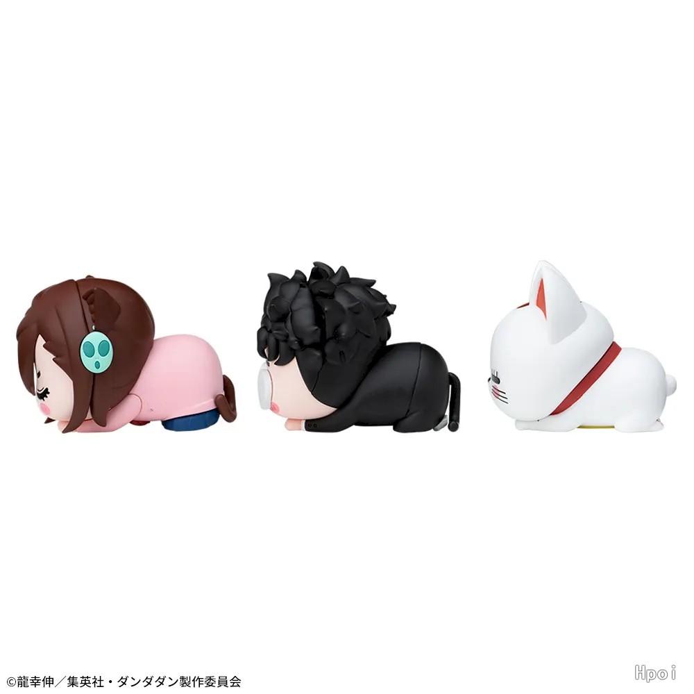 4 Stuks/1 Set 5CM Anime Dandadan Figuur Takakura Ken Ayase Momo Nap Kat Turbo Oma Feestpositie Desktop Ornamenten Poppen Speelgoed