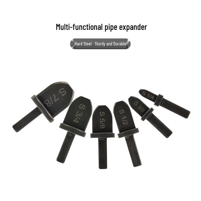 6-Piece Triangular Handle Black Copper Pipe Expander Set for Air Conditioning