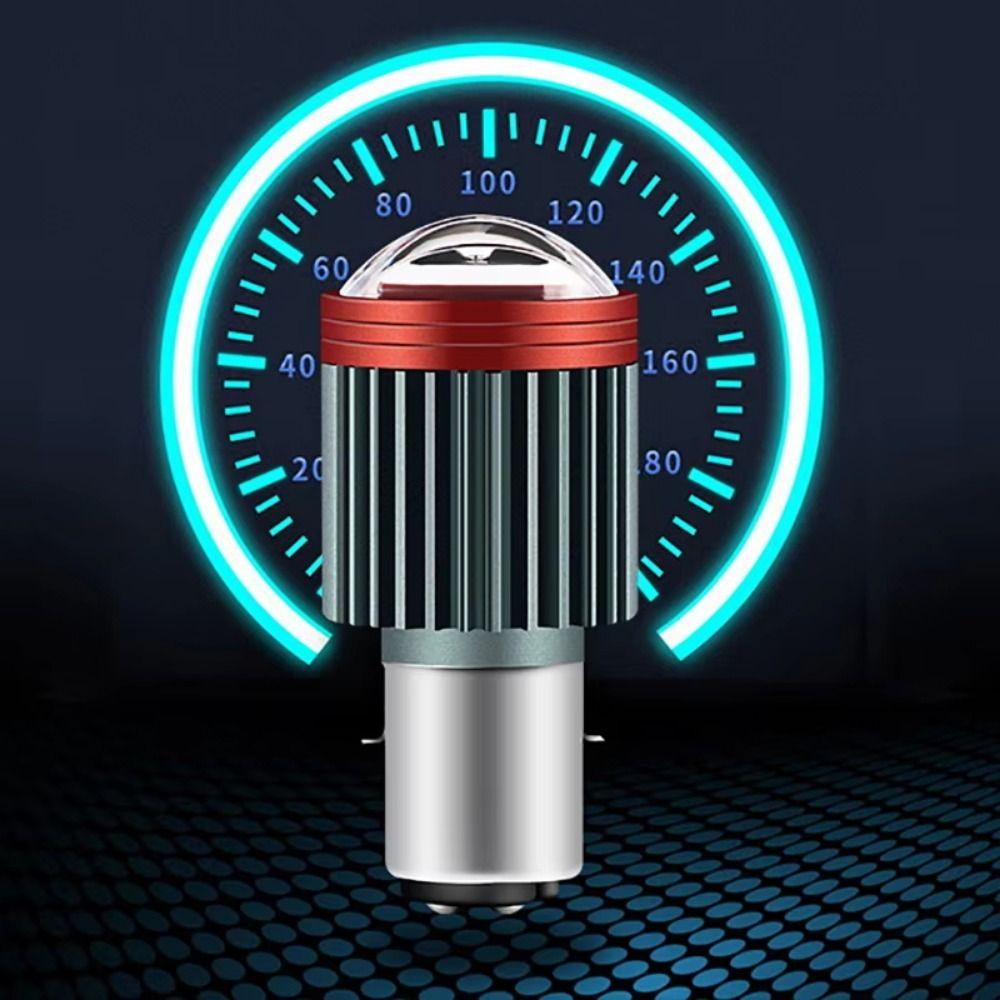 White Yellow H4 Scooter Spotlights High Low Beam Dual Color DRL Beam Light  Road Safety