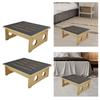 Wooden Step Stool 331 lbs Elderly Non Slip Footrest for Bedside Door Outdoor