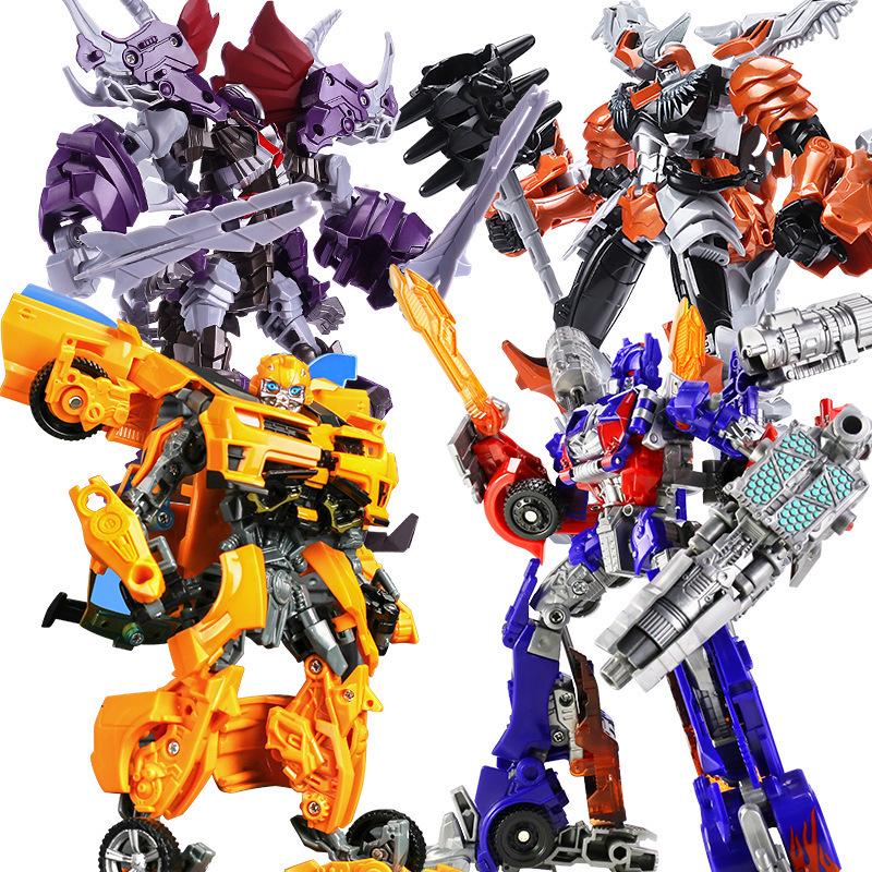 Authentic Alloy Bumblebee & Grimlock Transformer Action Figure for Kids