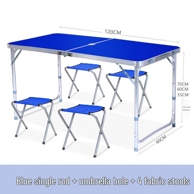 Portable Aluminum Folding Outdoor Table Set