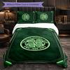 Celtic FC Themed Bedding 3Pcs Duvet Cover Set Decorative Bed Linen For Teen Room Home Decoration