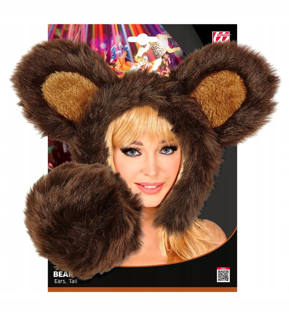 Teddy Bear Costume Set Teddy Bear Teddy Bear Headband Ears + Tail Carnival