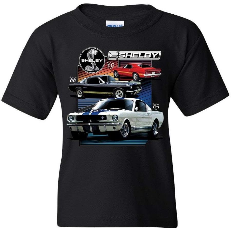 Ford Mustang Shelby GT350 GT500 Youth T-Shirt American Muscle Cars Kids Tee S разноцветный