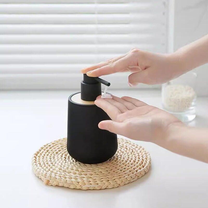 Nordic Minimalist Hand Sanitizer Bottle Mouthwash Tray Ornaments Bathroom Toothbrush Holder Bathroom Home Decoration