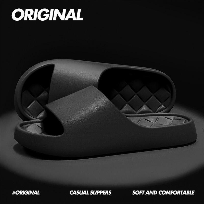 2025 New High-End Non-Slip Thick-Soled Slippers for Men and Women - Summer Indoor/Outdoor Use