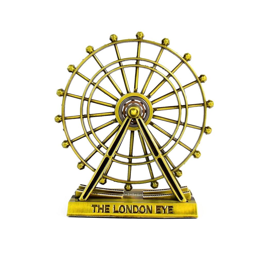 Metal London Eye, Ferris Wheel Showpiece, Vintage Creative Craft For Home