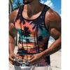 3D Print Tank Tops Men's Fashion Streetwear Vest Oversized Sleeveless Tank Top Bodybuilding Fitness Gym Man Clothing