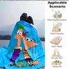 1Pc Friendship Laughter Adventure Blanket Soft And Comfortable Casual Warm Camping Travel Christmas Halloween Xmas Gift M924241