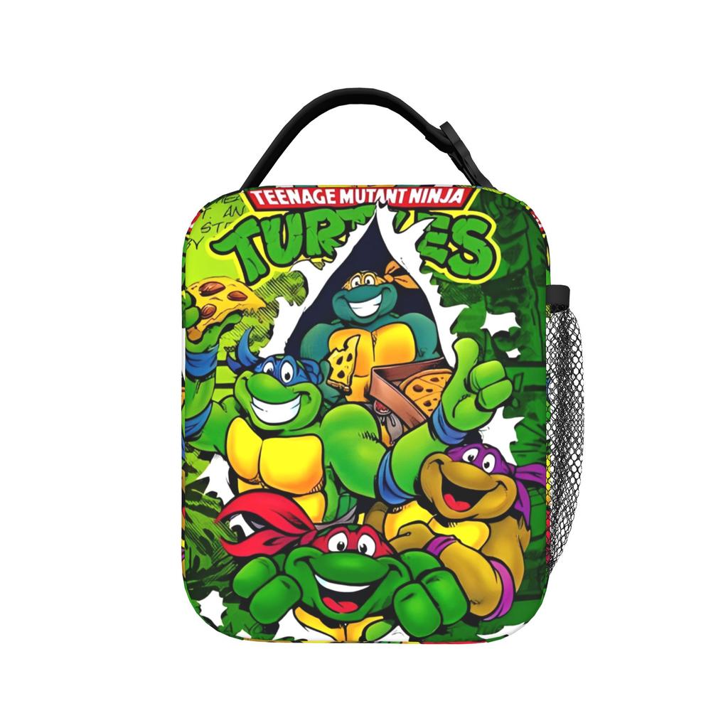 Donatello Raphael Michelangelo Leonardo Insulated Lunch Bag Lunch Container Ninja Turtles Tote Lunch Box Food Storage Bags