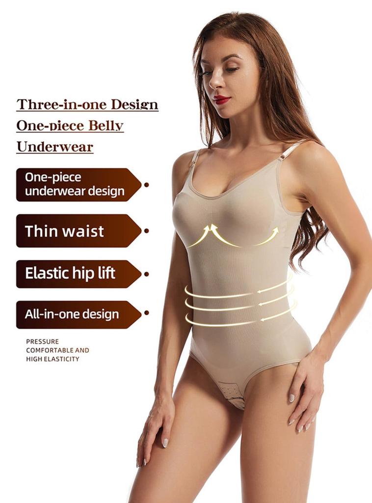 Compression Underwear Bodysuit for Adjustable Shoulder Body Waist Hip Bust Abdominal Slimming [fourfivesix Haru] Women, Straps, Shaper, Diet, Cincher,