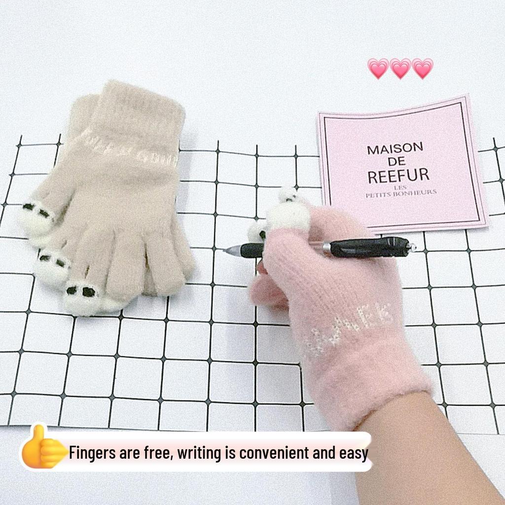 Newcomer Discount: Warm, Windproof Knitted Gloves for Winter Riding