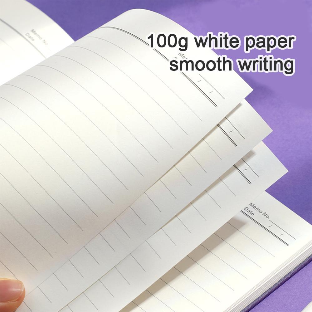 (Free logo engraving) Thickened 80 square notebooks, hand ledger with horizontal lines, diary for students, notepad for girls, simple travel journal