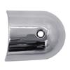 Stainless Steel Marine End Cap Cover, Rounded Polished Guard with Flush Countersunk Hole for Boat Rail and Trim End Repair Use Part