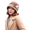 Handmade Crochet Knit Bucket Hat With Flower - Warm & Stylish, The Viral Must-Have Winter Hat For Women And Mom