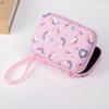 Bright Cartoon Pattern EVA Organizers Bag With Grid Compartments Smooth Zippers Portable For Office Travel