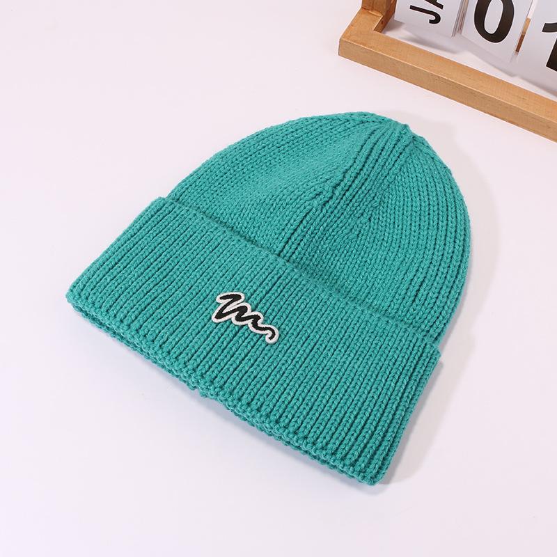 Autumn and Winter Wool Hats for Men and Women Korean Style Versatile Couples Cold Hats Simple Street Ear Protection Warm Knit Hat