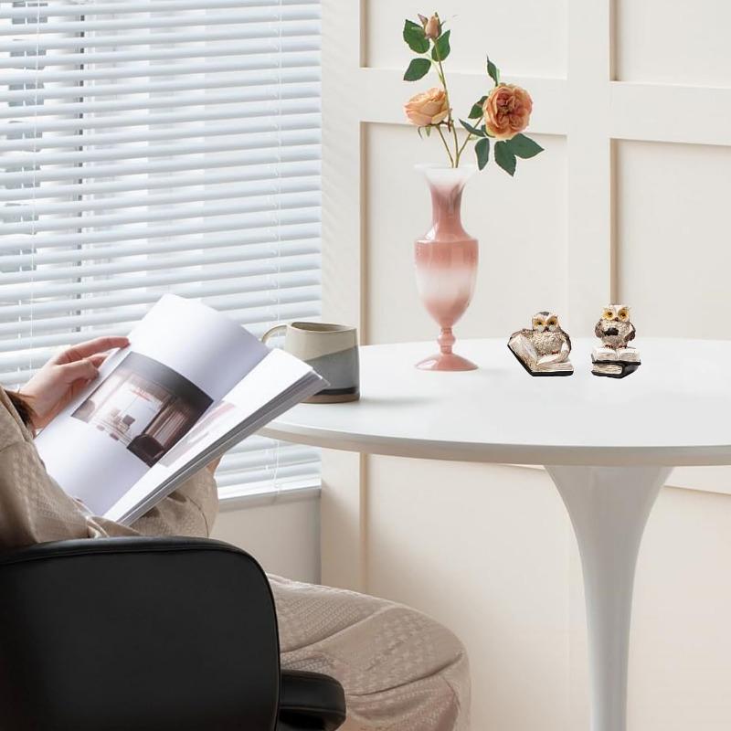 Cartoon Owl Figurine Garden Decoration Outdoor Resin Handicraft Home Living Room Desktop Decoration