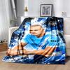 Haaland Flannel Blanket Soft All-Season Throw, Design for Camping, Car Travel, Hiking Sofa, Bed, Office Perfect Gift for Parties