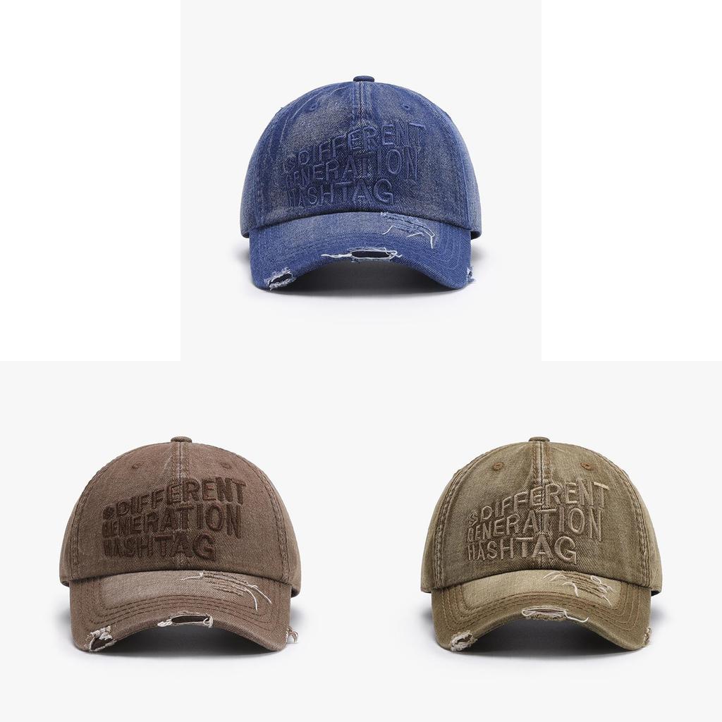 Spring Summer Womens Embroidered Cotton Baseball Cap With Sun Protection For Outdoor Activities