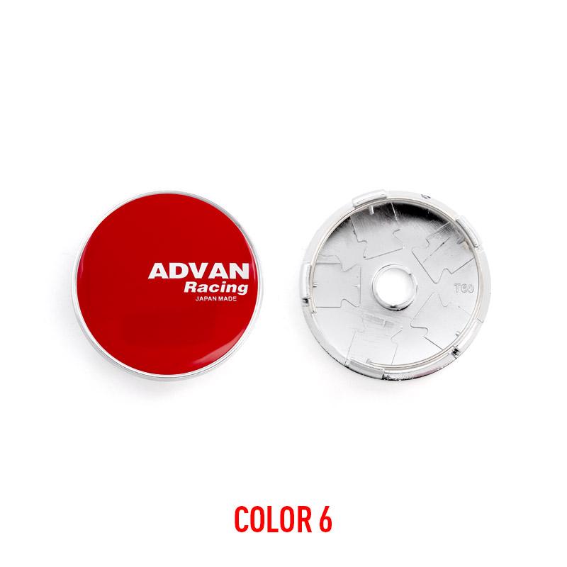 4PCS/Lot 60MM Car Wheel Center Hub Caps for ADVAN Racing Emblem Wheel Center Cap label car styling accessories