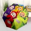 Teletubbies, Outdoor Automatic Opening and Closing, 8 Rib Structure Portable Umbrella, Suitable for Men and Women In All Seasons Perfect Gi