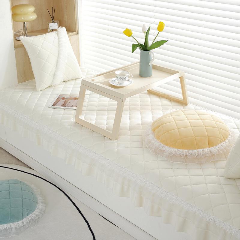 Simple Window Cushion Ledge Cushion Ins Style Cushion Plush Bedroom Balcony Tatami Cushion