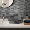 DIY Kitchen Backsplash Stickers 8PCS Faux Brick Wall Stickers, Waterproof Adhesive Mosaic Decals, Moisture-proof Easy 3D Decals Peel And Stick