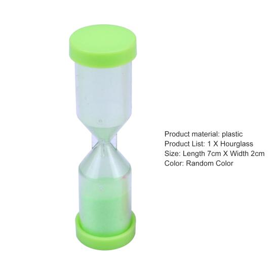 Kids Sand Hourglass Creative Colorful Time-conscious Portable Convenient Timing Smooth Surface Kids 20s Count Down Sandglass Timer Toy