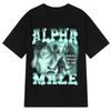 Alpha Male Wolf Howling Through Pain T-shirt