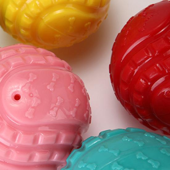 Pet Toy Bite-Resistant Tooth Cleaning Texture Medium Large Dogs Chew Toy Elastic Rebound Sound Making Pet Dog Toy