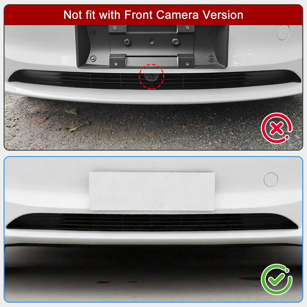 Grille Mesh Erts For New Tesla Model 3 Highland Front Air Inlet Vent Grille Cover Replacement For Tesla Model 3 2024 2025 Accessories (Not Fit With
