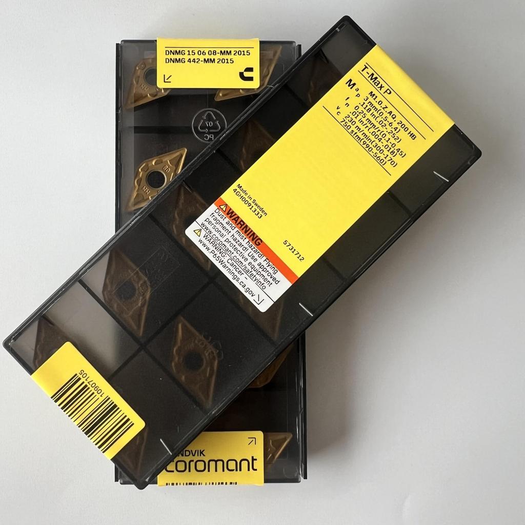 SANDVIK / DNMG150608-MM 2015 / Original Swedish hard alloy blade 10 Pcs